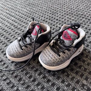 Kids Black and Gray Sneakers